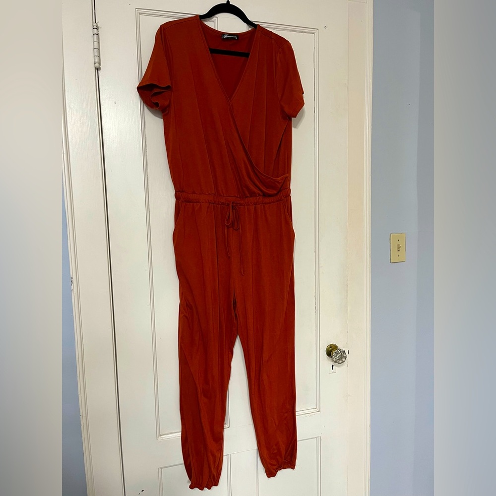 Rust Jumpsuit